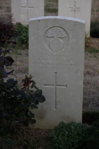 Auchonvillers Military Cemetery - Monaghan, J