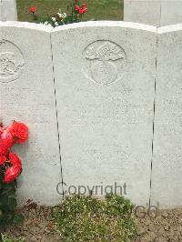 Auchonvillers Military Cemetery - Mynes, Thomas