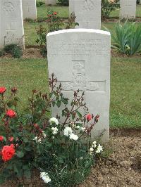 Auchonvillers Military Cemetery - Newman, Gilbert Thomas Saer