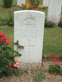 Auchonvillers Military Cemetery - Powell, P