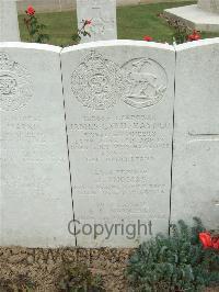 Auchonvillers Military Cemetery - Rayner, James Cyril