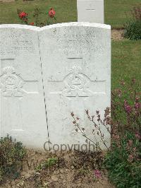 Auchonvillers Military Cemetery - Tipping, John William