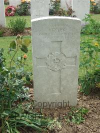 Auchonvillers Military Cemetery - Tyler, J