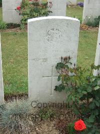 Auchonvillers Military Cemetery - Young, J