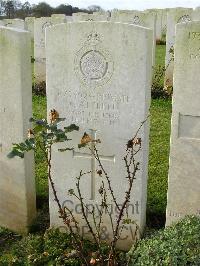 Bagneux British Cemetery Gezaincourt - Attrell, C