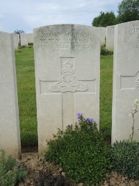 Bagneux British Cemetery Gezaincourt - Baddeley, William Warburton Victor