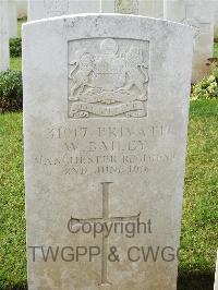 Bagneux British Cemetery Gezaincourt - Bailey, W