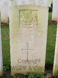 Bagneux British Cemetery Gezaincourt - Bardsley, John