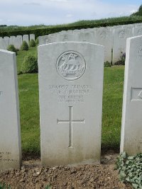 Bagneux British Cemetery Gezaincourt - Barnes, A E J