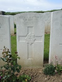 Bagneux British Cemetery Gezaincourt - Burrow, R R