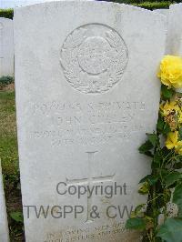 Bagneux British Cemetery Gezaincourt - Cullen, John