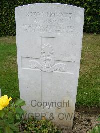 Bagneux British Cemetery Gezaincourt - Gibson, A