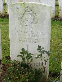 Bagneux British Cemetery Gezaincourt - Graham, M