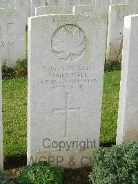 Bagneux British Cemetery Gezaincourt - Ivall, James