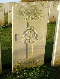 Bagneux British Cemetery Gezaincourt - Jeffries, William