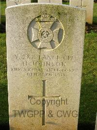 Bagneux British Cemetery Gezaincourt - Johnson, Harold