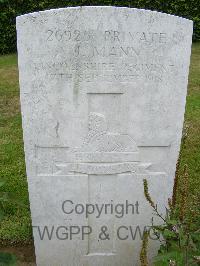 Bagneux British Cemetery Gezaincourt - Mann, J