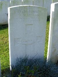 Bagneux British Cemetery Gezaincourt - Marland, J