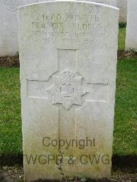 Bagneux British Cemetery Gezaincourt - Mildren, Francis