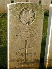 Bagneux British Cemetery Gezaincourt - Morrison, Keith Alexander