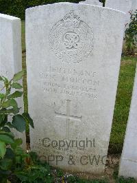 Bagneux British Cemetery Gezaincourt - Morton, Eric