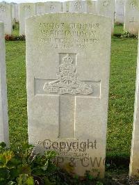 Bagneux British Cemetery Gezaincourt - Richardson, W