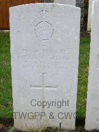 Bagneux British Cemetery Gezaincourt - Taylor, William