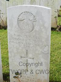 Bagneux British Cemetery Gezaincourt - Treacy, T