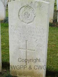 Bagneux British Cemetery Gezaincourt - Turnbull, Thomas