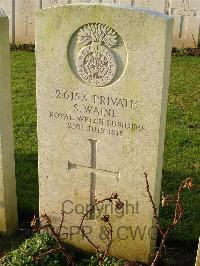 Bagneux British Cemetery Gezaincourt - Waine, S