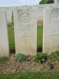 Bagneux British Cemetery Gezaincourt - Ward, Henry John