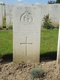 Bagneux British Cemetery Gezaincourt - Watson, William Ben