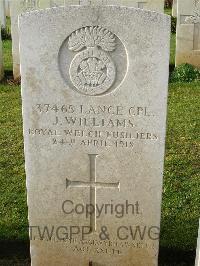 Bagneux British Cemetery Gezaincourt - Williams, John