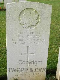 Bagneux British Cemetery Gezaincourt - Wilson, W C