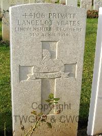 Bagneux British Cemetery Gezaincourt - Yeates, Lancelot