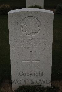 Vimy Communal Cemetery Farbus - Hockaday, Walter Thomas