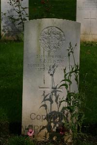 Authuile Military Cemetery - Birney, S