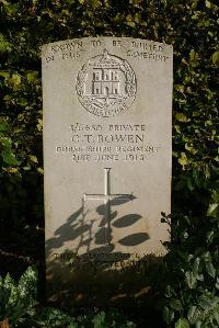 Authuile Military Cemetery - Bowen, C T