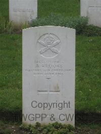 Authuile Military Cemetery - Brooks, A