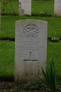 Authuile Military Cemetery - Burns, P