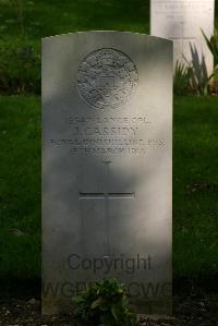 Authuile Military Cemetery - Cassidy, J