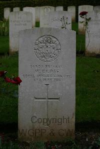 Authuile Military Cemetery - Close, W