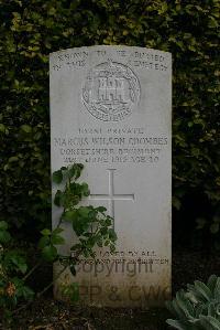 Authuile Military Cemetery - Coombes, Marcus Wilson