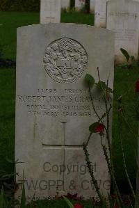 Authuile Military Cemetery - Crawford, Robert James