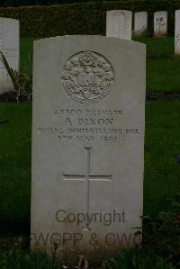 Authuile Military Cemetery - Dixon, A