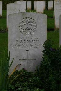 Authuile Military Cemetery - Dobson, Robert James