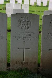 Authuile Military Cemetery - Eaton, G