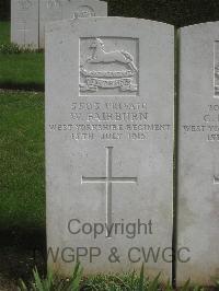 Authuile Military Cemetery - Fairburn, W