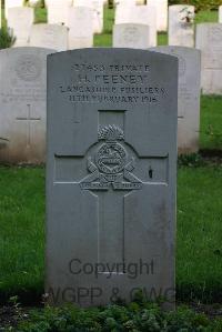 Authuile Military Cemetery - Feeney, H