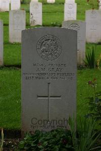 Authuile Military Cemetery - Gray, James Marshall